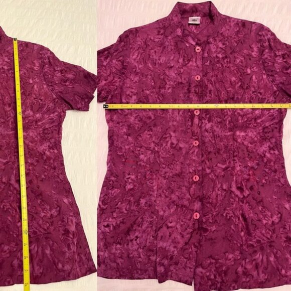 Good Earth Clothing 2 Piece Maxi Skirt & Top Separates Batik Rayon Lightweight - Picture 6 of 8